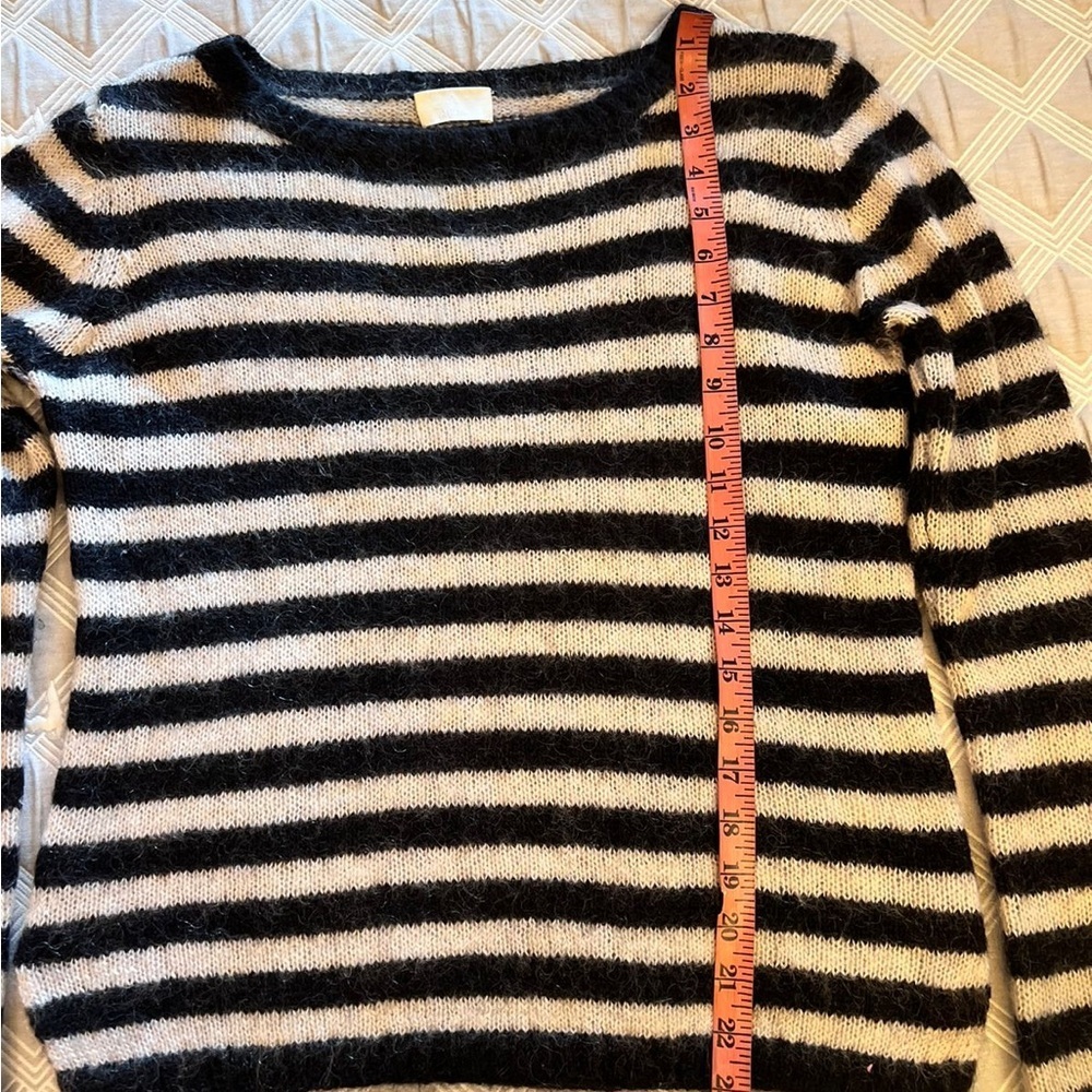 Day Birger et Mikkelsen Elegant Black and White Striped Women's Sweater|size XS - Picture 5 of 11